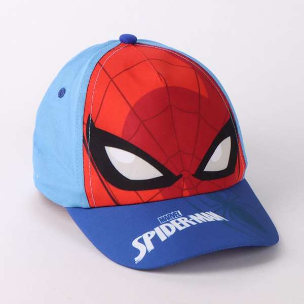 Cerdá Set de serviette de bain housse Spider-Man 70 x 140 cm - Bleu - Dès 6 ans