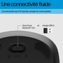 HP 255 - Souris sans fil ambidextre avec double connectivité (Bluetooth 5.0 et USB) et capteur 1600 DPI pour Windows, ChromeOS, macOS