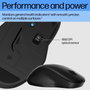 HP 255 - Souris sans fil ambidextre avec double connectivité (Bluetooth 5.0 et USB) et capteur 1600 DPI pour Windows, ChromeOS, macOS