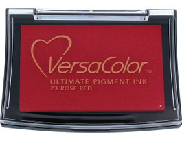 Tsukineko Tampon encreur VERSACOLOR rose rouge opaque 95x65mm