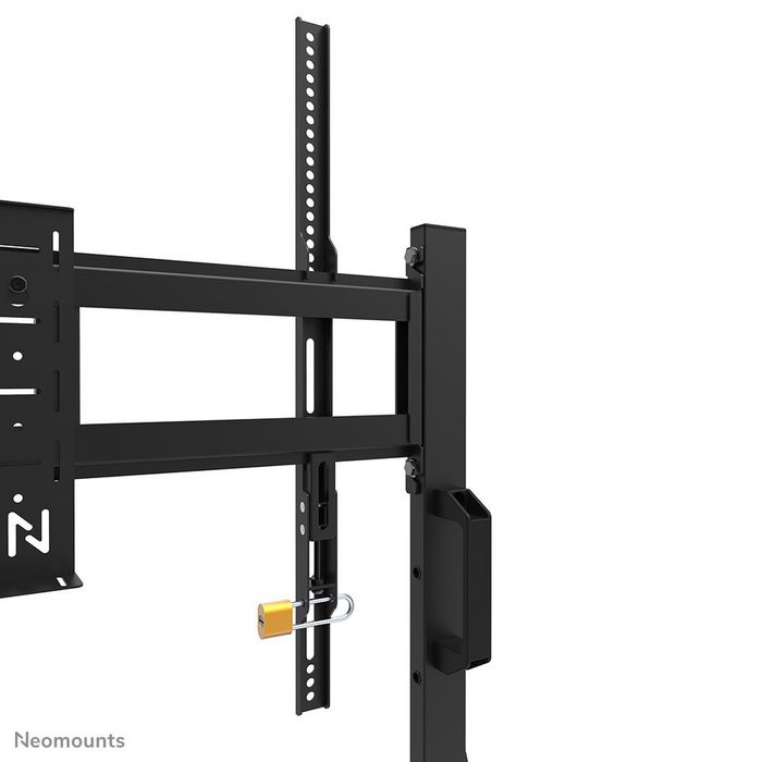 Neomounts FL50 - 525BL1 Support au sol mobile pour écrans plats 55 à 86 pouces - Capacité 76 kg - Plateau média - Noir