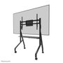 Neomounts FL50 - 525BL1 Support au sol mobile pour écrans plats 55 à 86 pouces - Capacité 76 kg - Plateau média - Noir