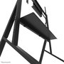 Neomounts FL50 - 525BL1 Support au sol mobile pour écrans plats 55 à 86 pouces - Capacité 76 kg - Plateau média - Noir