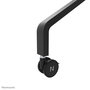Neomounts FL50 - 525BL1 Support au sol mobile pour écrans plats 55 à 86 pouces - Capacité 76 kg - Plateau média - Noir