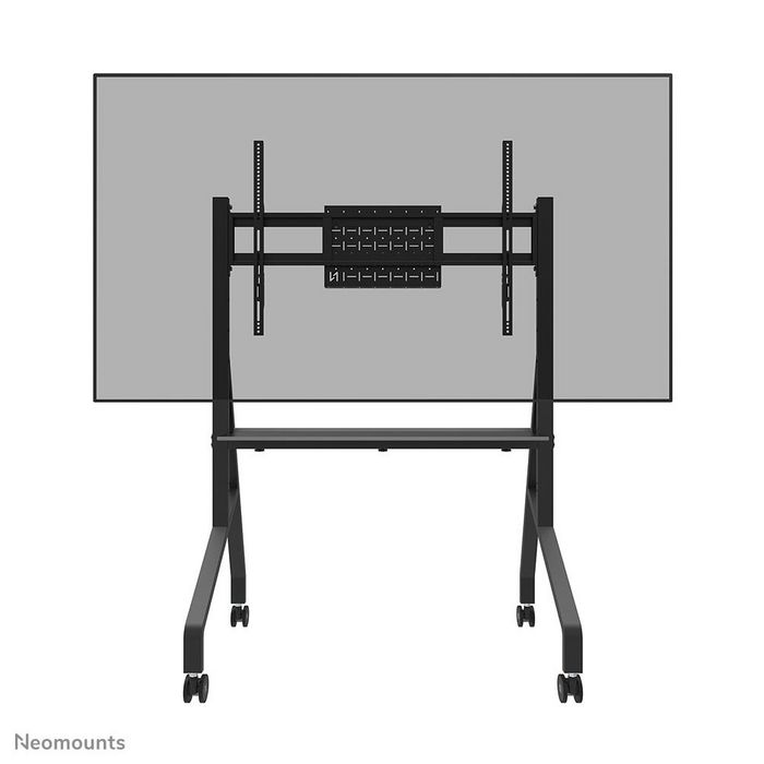 Neomounts FL50 - 525BL1 Support au sol mobile pour écrans plats 55 à 86 pouces - Capacité 76 kg - Plateau média - Noir