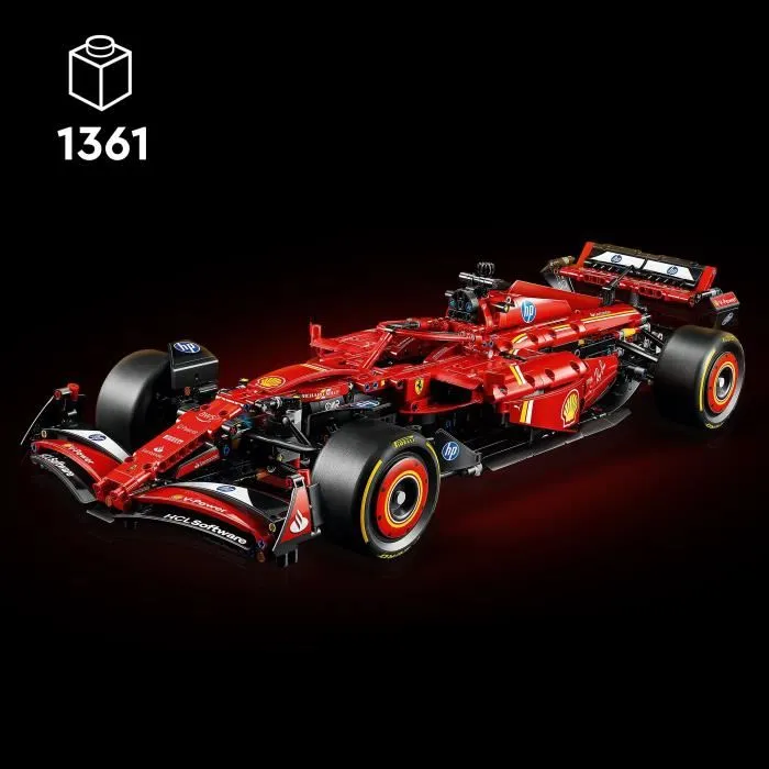 Lego Ferrari F1 SF-24 Technic 42207 - Voiture de collection F1 avec moteur V6 pour adultes et passionnés