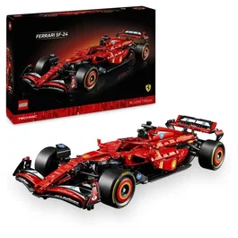 Lego Ferrari F1 SF-24 Technic 42207 - Voiture de collection F1 avec moteur V6 pour adultes et passionnés