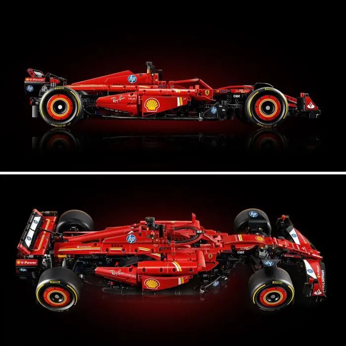 Lego Ferrari F1 SF-24 Technic 42207 - Voiture de collection F1 avec moteur V6 pour adultes et passionnés