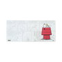 ERIK - Tapis de souris gaming Snoopy - 80x35cm - Surface textile haute densité imperméable - Base caoutchouc antidérapante