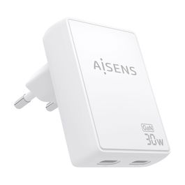 Chargeur mural Aisens ASCH-30W2P075-W Blanc 30 W