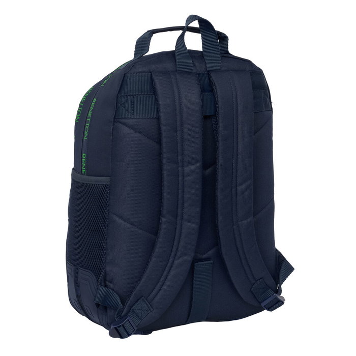 Cartable Benetton Together Blue marine 32 x 42 x 15 cm