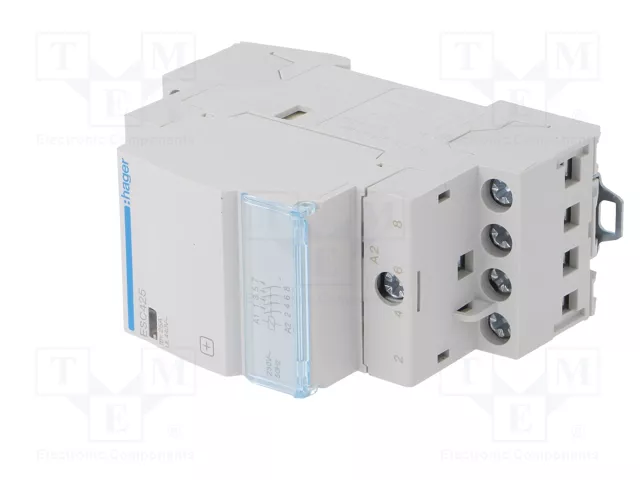 HAGER ESC Contacteur 4 pôles NO x4 25A 230VAC