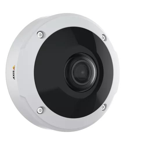 Axis M3057-PLR Mk II Caméra Dôme Fisheye 6Mp 180° 360° WDR IR pour Transport
