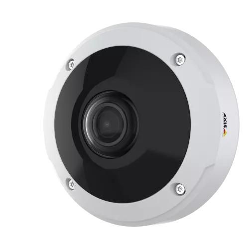 Axis M3057-PLR Mk II Caméra Dôme Fisheye 6Mp 180° 360° WDR IR pour Transport