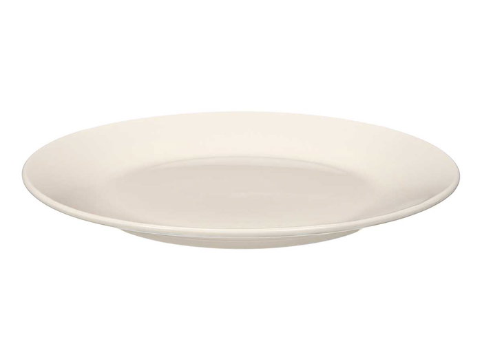 VESSIA Assiette à dessert en porcelaine blanche 20,5 cm