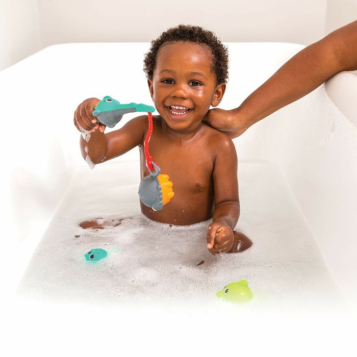 Infantino Coffret de bain 17 pièces - Gobelets, aspergeurs et pêche à la ligne