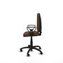 PIQUERAS Y CRESPO Chaise de bureau Aýna, Marron foncé