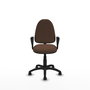 PIQUERAS Y CRESPO Chaise de bureau Aýna, Marron foncé
