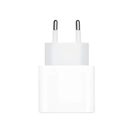 Apple Adaptateur Secteur USB-C 20W pour iPhone 12/11/SE/X/8, iPad Pro/Air/mini et MacBook - Charge Rapide - Modèle Original