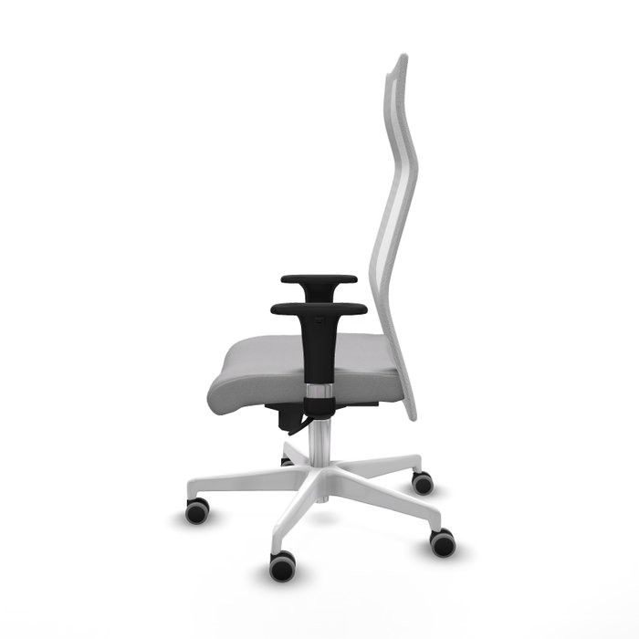 Piqueras y Crespo Chaise de Bureau Albacete Gris clair et Blanc