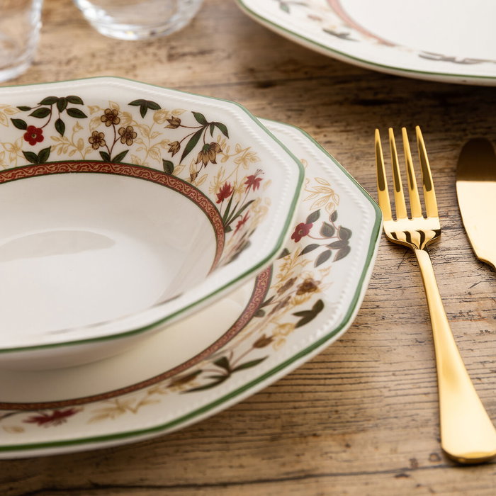 Queen´s By Churchill Assiettes Assam Multicolore Céramique 12 Pièces