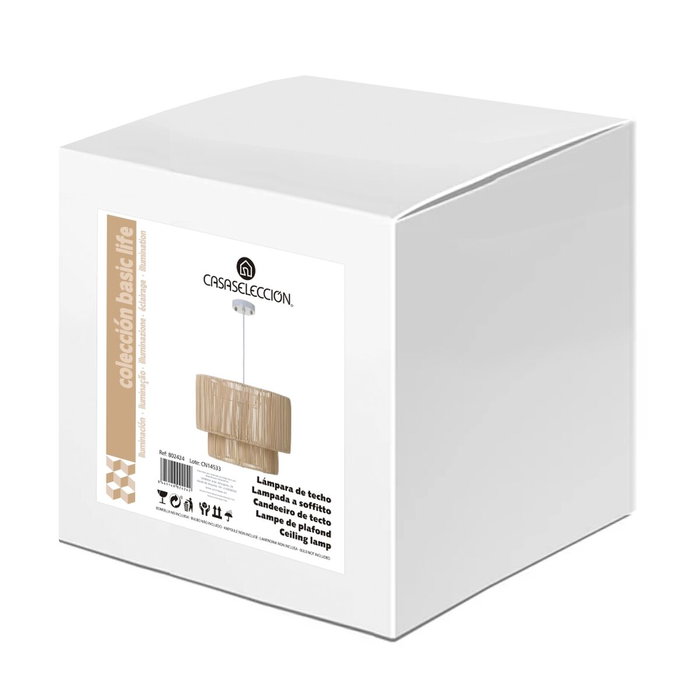 BigBuy Home Suspension Naturel 60 W