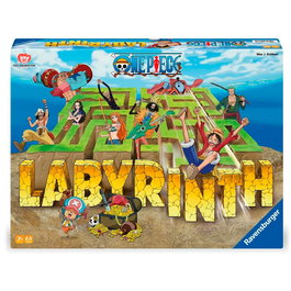 RAVENSBURGER Jeu de Société Labyrinth One Piece - Jeu de Plateau Classique avec Labyrinthe Modulable - Pour 2 à 4 Joueurs - À Partir de 7 Ans