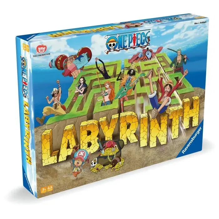 Ravensburger - Jeu de société Labyrinthe One Piece - Jeu de plateau et de réflexion pour enfants et familles - À partir de 7 ans - 22887