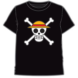 TOEI ANIMATION - T-Shirt One Piece adulte avec motif crâne (Calavera), en coton 160 g, Taille M