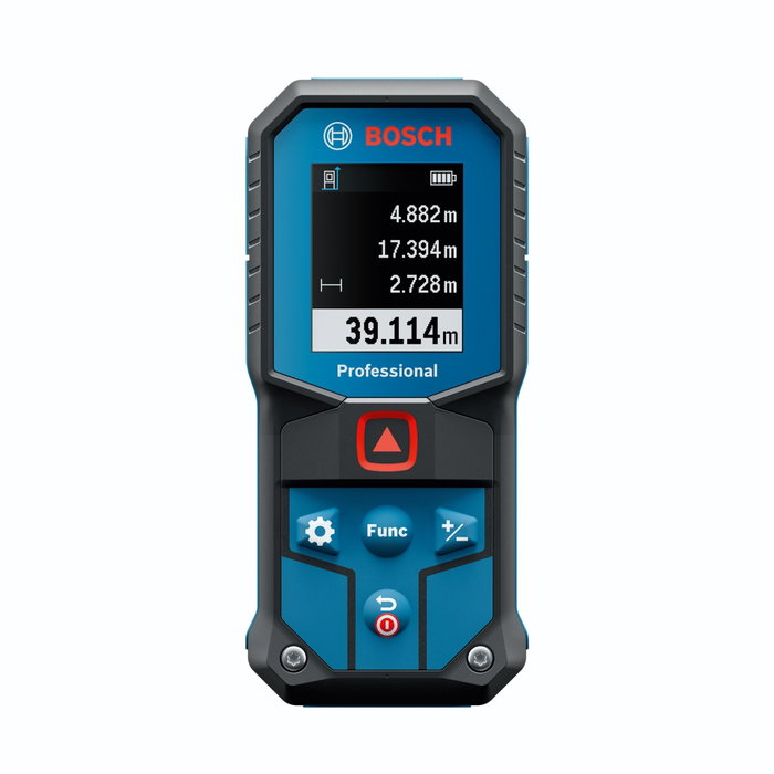 Bosch professional télémètre laser GLM 40-31 (portée jusqu'à 40m, livré avec 2 piles et housse)