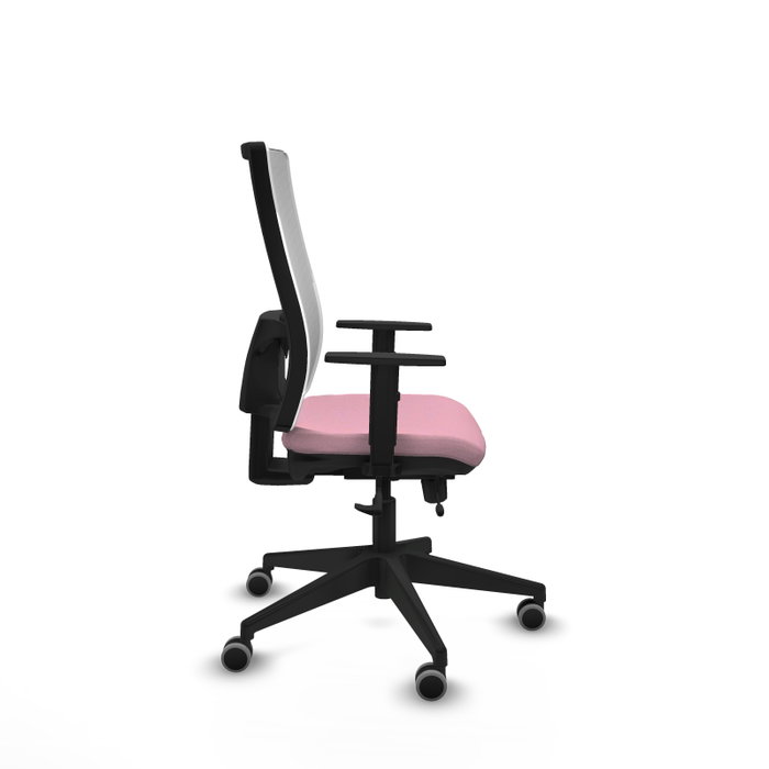 Piqueras y Crespo Chaise de Bureau Horna Rose et Blanc Piqueras y Crespo Chaise de Bureau Horna Rose et Blanc