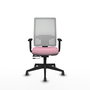 Piqueras y Crespo Chaise de Bureau Horna Rose et Blanc