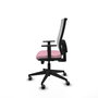 Piqueras y Crespo Chaise de Bureau Horna Rose et Blanc