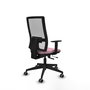 Piqueras y Crespo Chaise de Bureau Horna Rose et Blanc