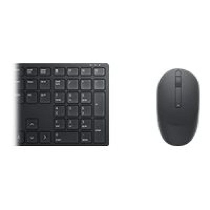 Dell Pro KM5221W Ensemble Clavier et Souris sans fil, QWERTZ Allemand, Noir