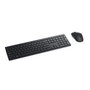 Dell KM5221W - Clavier et souris sans fil Pro pour bureau - Layout allemand QWERTZ - Noir - Raccourcis programmables, batterie longue durée