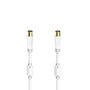 Câble Coaxial Antenne TV Hama 00205245 Blanc 75 cm