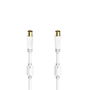 Câble Coaxial Antenne TV Hama 00205245 Blanc 75 cm