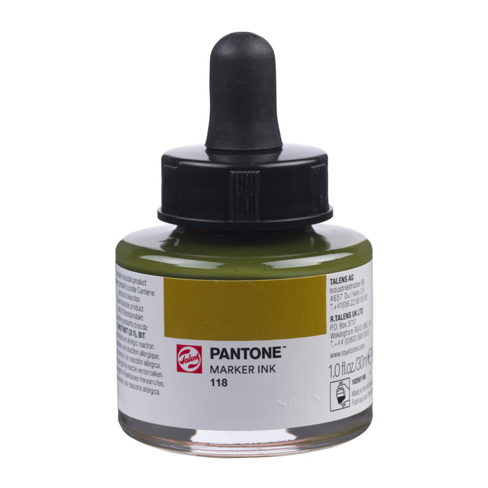 Talens | Pantone Encre pour marqueur 30 ml 118 Talens | Pantone Encre pour marqueur 30 ml 118
