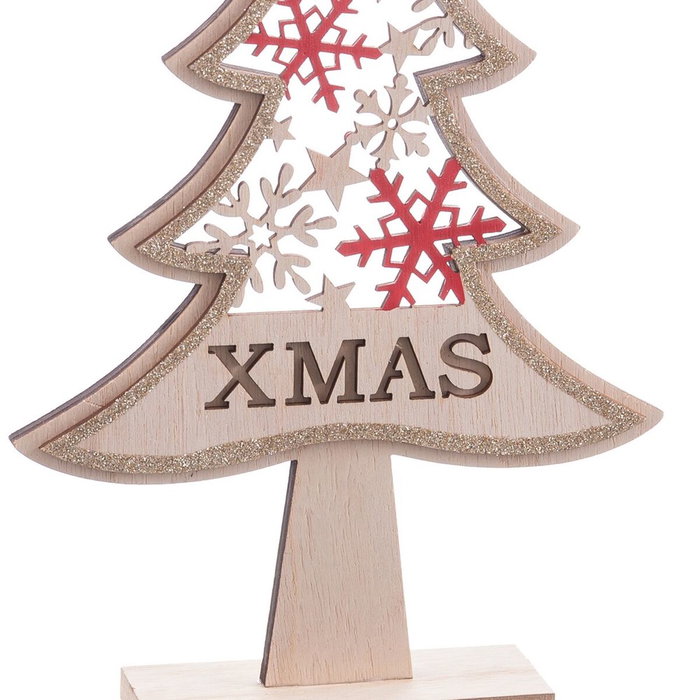BigBuy Home Sapin de Noël Multicouleur Bois 17,4 x 4 x 31 cm BigBuy Home Sapin de Noël Multicouleur Bois 17,4 x 4 x 31 cm