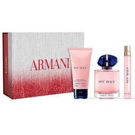 Giorgio Armani My Way Coffret Cadeau : Eau de Parfum 100 ml + Eau de Parfum 10 ml + Lait pour le Corps 50 ml