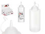 KINVARA Lot de 48 bouteilles en plastique pour sauce 440 ml, Transparente