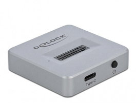 Delock Station d'accueil M.2 NVMe PCIe pour SSD, Connexion USB Type-C, Test rapide sans outil