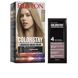 Revlon Color Stay Teinture Permanente pour Cheveux, 8 Medium Blonde, 165 ml - Coloration Capillaire
