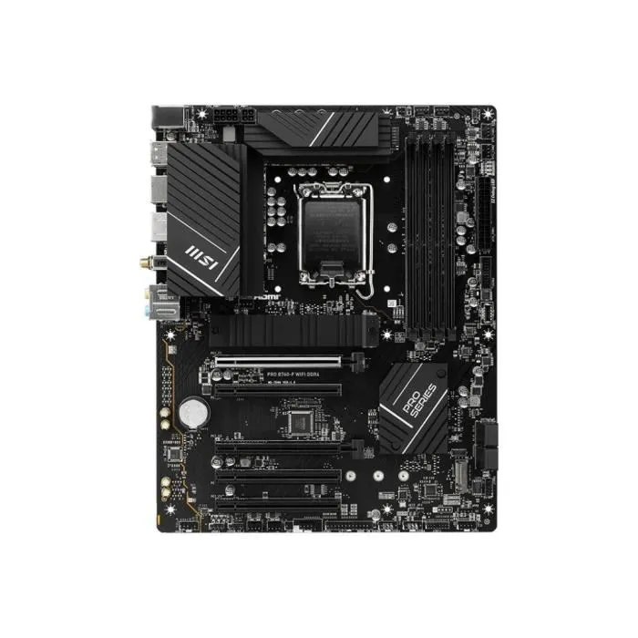 MSI Carte mère Gaming B760 GAMING PLUS WiFi DDR5 ATX pour processeurs Intel Core 12e/13e génération avec réseau 2.5G LAN et slots PCIe 4.0