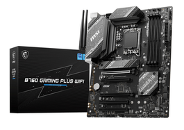 MSI Carte mère Gaming Plus B760 Wi-Fi ATX - Socket LGA 1700, DDR5, PCIe 5.0, 7D98-007R Noir
