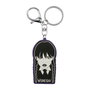 Karactermania - Porte-clés Wednesday Addams en tresse PVC souple avec anneau métallique, dimensions 6 x 1 x 10 cm