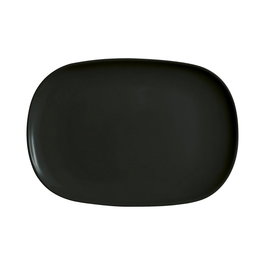 Luminarc Plat Rectangulaire en Verre Noir Diwali 35x24 cm