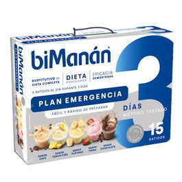 Bimanan - Plan Urgence - Cures de 3 Jours - 5 Shakes - Non Réfrigéré - Non Frais