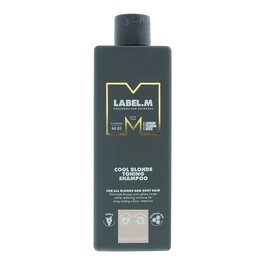 Label.M Shampooing Cool Blonde - Neutralise les reflets jaunes - Flacon 300 ml